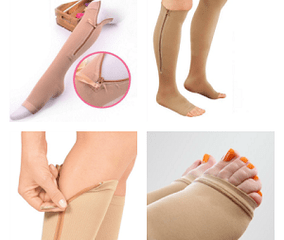 Compression of varicose vein therapy