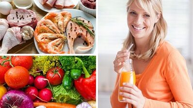 Food correction in the treatment of varicose veins in the legs